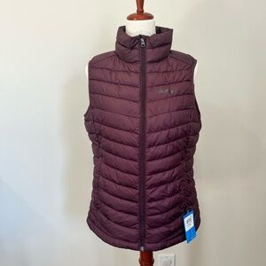 NWT Columbia Chestnut Clearing Vest Omni-Shield Women’s Small Burgundy